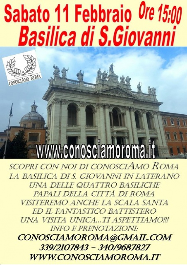 &quot; Visita alla Basilica di S. Giovanni in Laterano &quot;