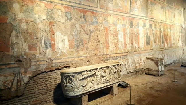 Nella chiesa di santa maria antiqua