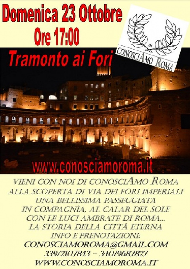 " Tramonto ai Fori "