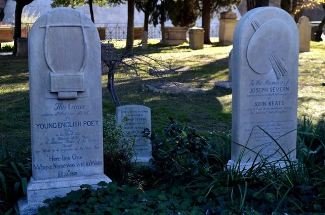 " L' epitaffio sulla tomba di John Keats "