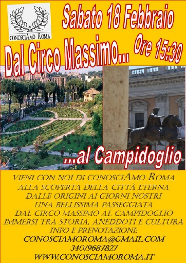 Dal Circo Massimo al Campidoglio