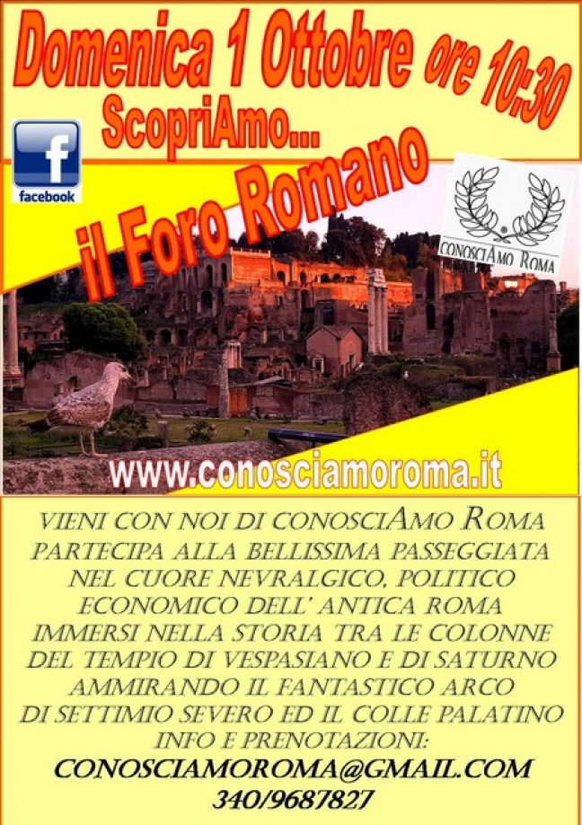 Scopri con noi il foro romano