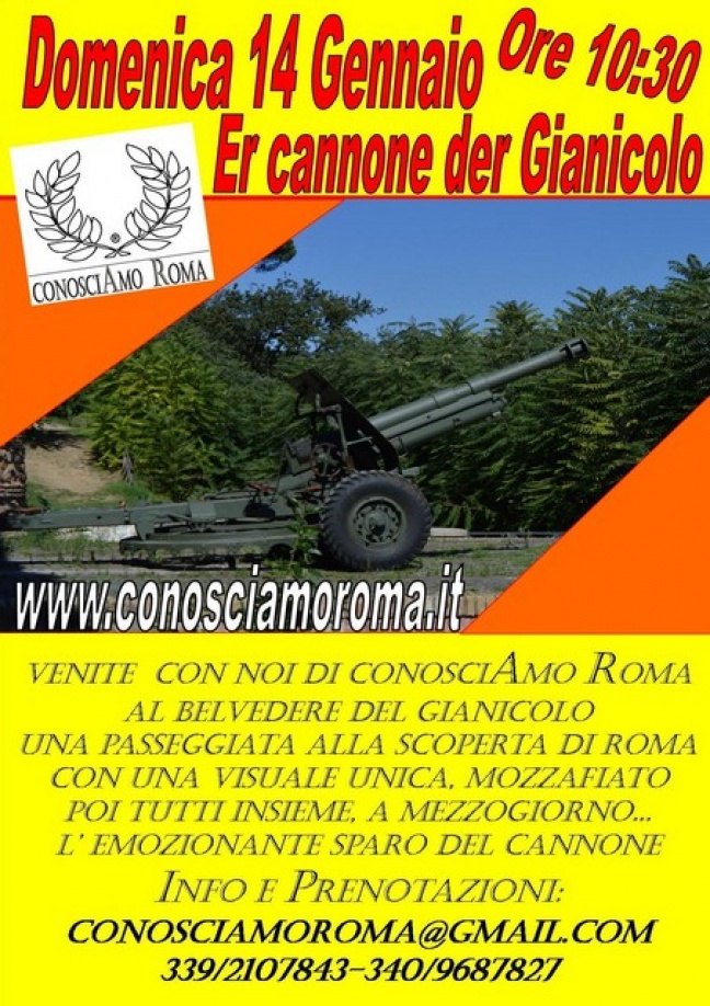 " Er cannone der Gianicolo "