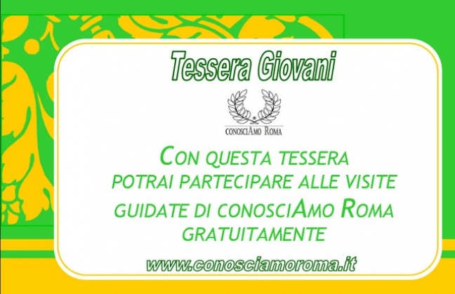 &quot; Tessera Giovani &quot;