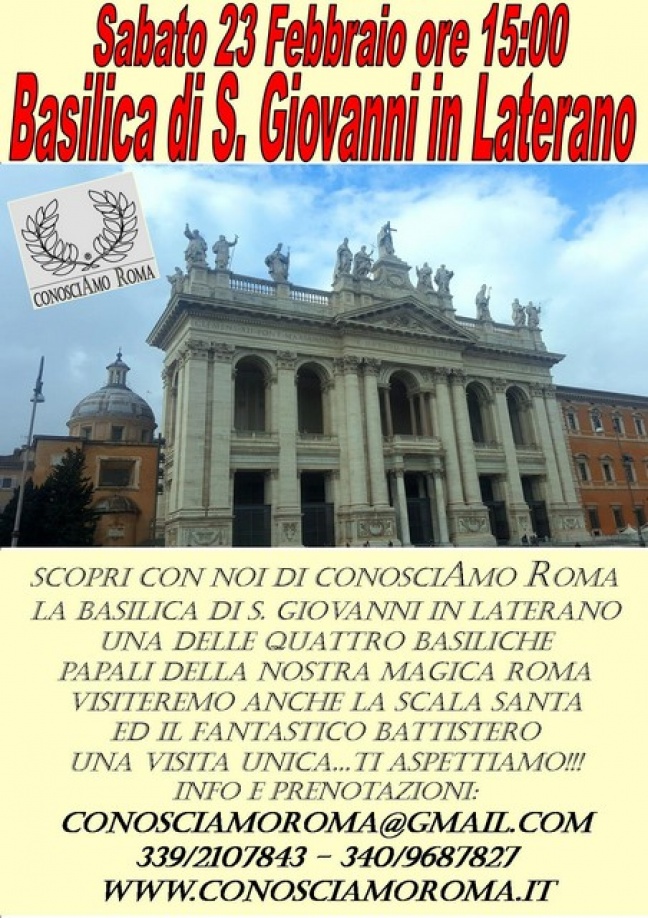 " Visitiamo la Basilica Papale di San Giovanni in Laterano "