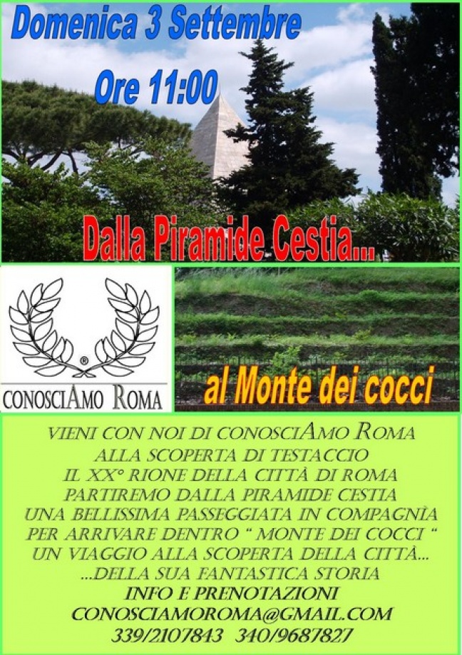 " Dalla Piramide al Monte dei cocci "