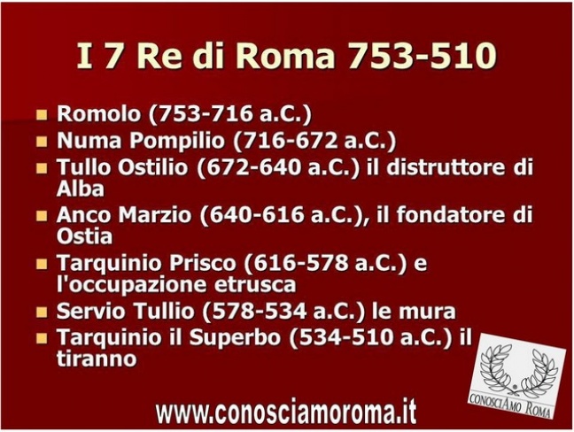 " I Sette Re di Roma "