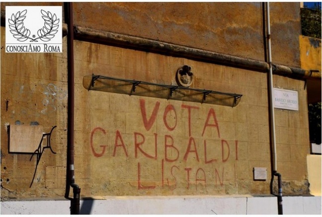 " Vota Garibaldi...Lista N° 1 "