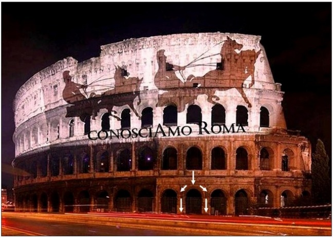 " Gli archi del Colosseo "