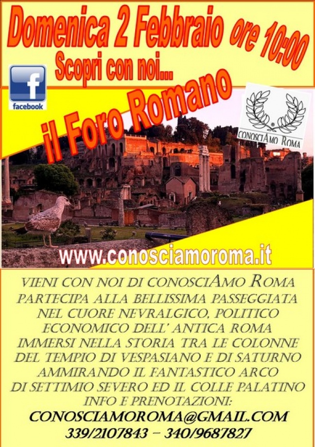 " Scopri con noi il Foro Romano "