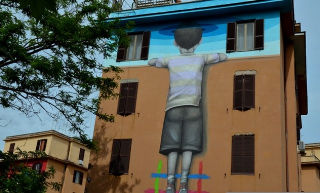 " Street Art a Tor Marancia "