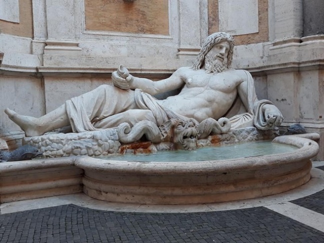 " Marforio ai Musei Capitolini "