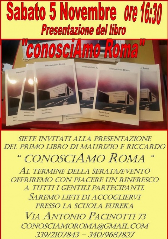 Presentazione del libro " conosciAmo Roma "