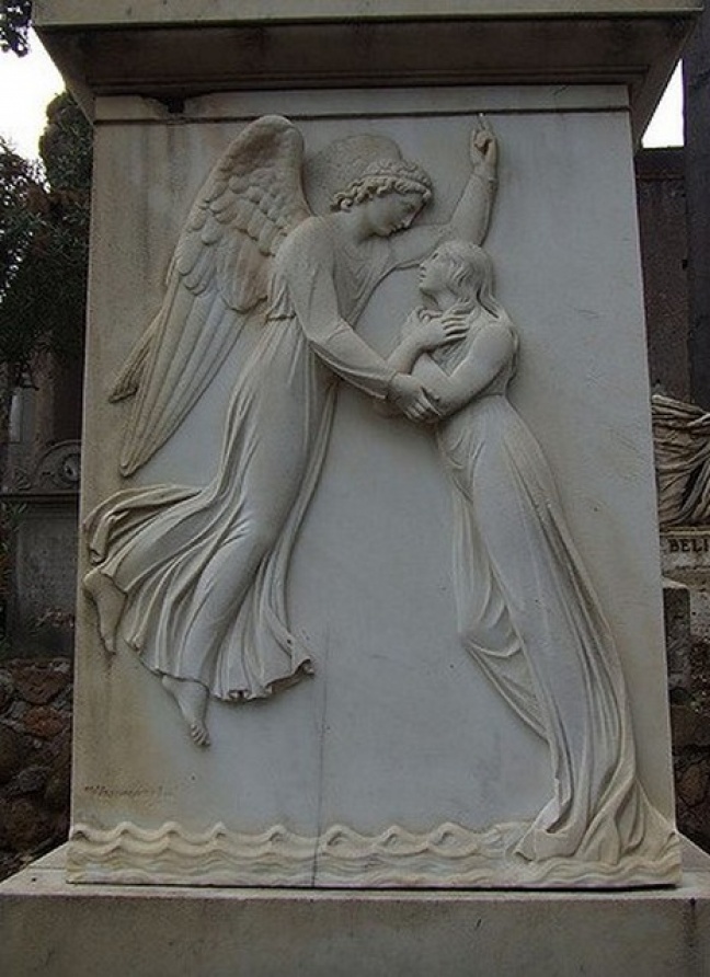 " Rosa Bathurst al Cimitero Acattolico "