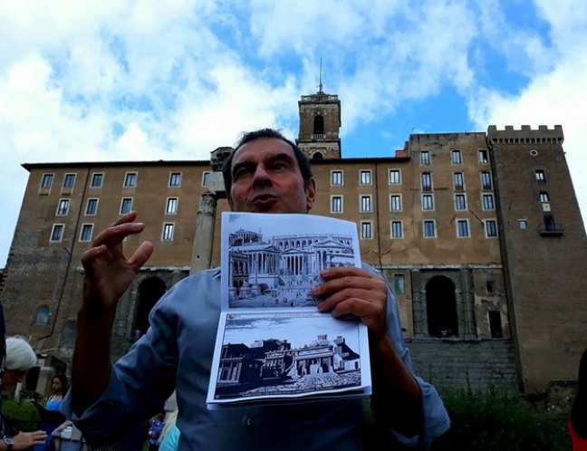 &quot;Palazzo Senatorio dal Foro Romano &quot;