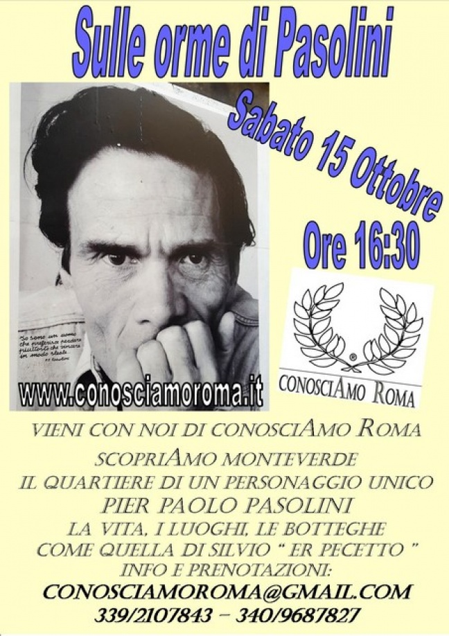 &quot; Sulle orme di Pasolini &quot;