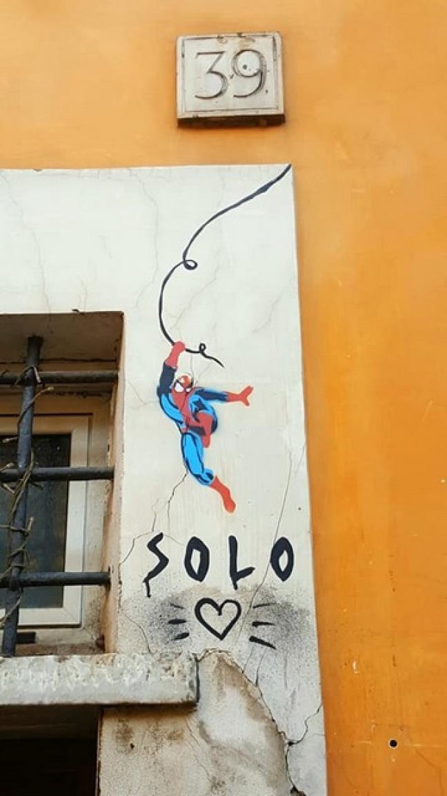 Street art a Trastevere